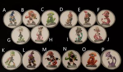 $9.95 • Buy Splatoon 2 Octoling Nintendo Switch Amiibo COIN SSB NFC Ntag215