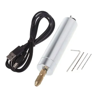 USB Mini Portable Drill DIY Micro Electric Hand Drill Aluminum Alloy Drill • $12.95