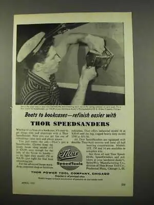 $16.99 • Buy 1957 Thor 150 SpeedSander Ad - Boats To Bookcases