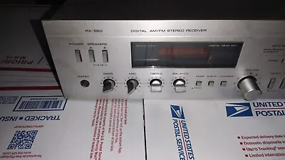 Rotel RX-550 AM/FM Stereo Receiver Powers On Untested For Parts Or Repair As Is • $100