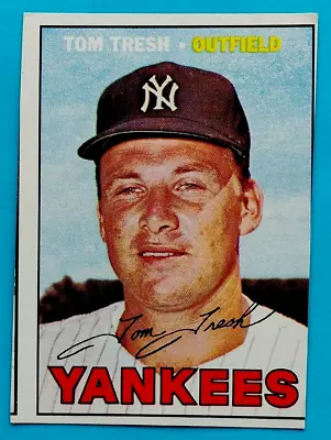 1967 Topps #289 Tom Tresh New York Yankees Excellent Condition Miscut • $0.99