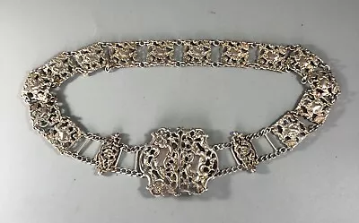 £240 • Buy Edwardian Silver Nurses Belt ES Barnsley Birmingham 1903 IZXB