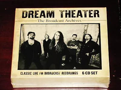 Dream Theater: The Broadcast Archives - Classic Live FM 6 CD Box Set 2019 NEW • $29.95