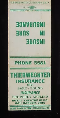1950s Thierwechter Insurance Safe - Sound Phone 5581 Royal Theatre Oak Harbor OH • $4.73