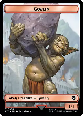 MTG Goblin // Wraith Double-Sided Token [Tales Of Middle-Earth] • £1.75
