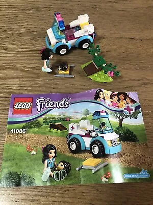 Lego 41086 Friends Vet Ambulance  100% Complete With Instructions And Box • $20