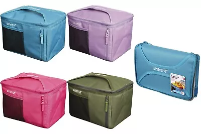 Sistema Insulated Bag Lunch Fold Up Zippered 10  X 6.5  X 6.5  Color Choices  • $11.47