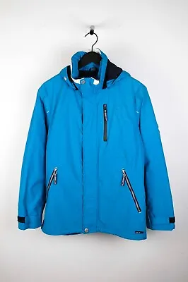 Original Gaastra Hooded Nylon Blue Men Jacket In Size L • $44.09