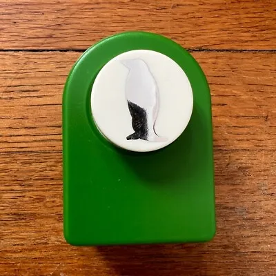 VTG Martha Stewart Craft Paper Punch Penguin Extra Large Green Jumbo Mail Order • $43.10