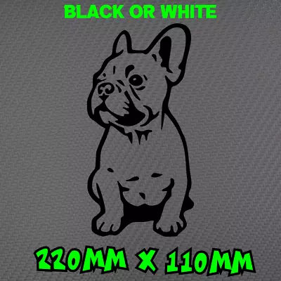 French Bulldog Sticker Car Decal Window Frenchie Dog Paw Puppy Bowl Lead Vinyl  • $6.50