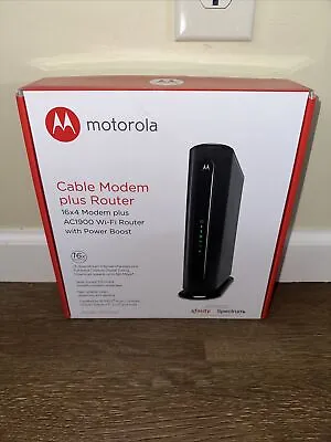 Motorola MG7550 16x4 Cable Modem Plus AC1900 WiFi Router • $30