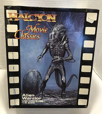 HALCYON Movie Classics 1:9 ALIEN WARRIOR W/ Base & Egg MODEL KIT (1991) Unused  • $24.99