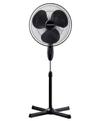 Honeywell Oscillating Stand Fan 40cm Blade Adjustable Height HSF1630E1 • £27.99