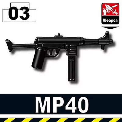 MP40 WW2 German Werhmacht SMG Compatible With Toy Brick Minifigures • $1