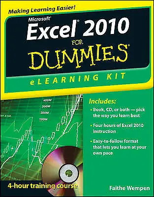 £5.39 • Buy (Good)-Excel 2010 ELearning Kit For Dummies (paperback)--111811079X