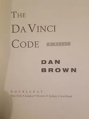 The Da Vinci Code By Dan Brown Hardcover  • $1.82