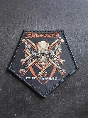 Megadeth Killing Is My Business Patch PTPP Pull The Plug Patches  • $10.50