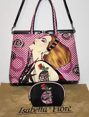 Isabella Fiore Rare Daddys Girl Embellished Multimedia Handbag Set Y2k Nwot Mint • £479.96