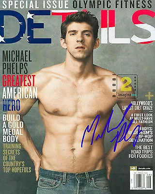 Michael Phelps American Swimmer 8 X 10  Great Signed Color PHOTO REPRINT • $11.99