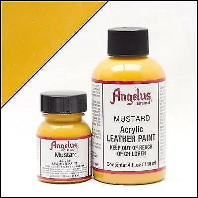 £7.49 • Buy Angelus All Colours Acrylic Leather Paint 1oz / 4oz For Sneakers Shoe Boot Bags 