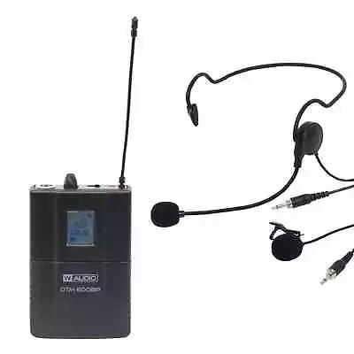 W Audio DTM 600BP Lavalier/Lapel & Headset Beltpack Kit V1 (606.0Mhz-614.0Mhz) • £39.99