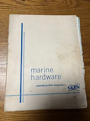 Glenwood Marine Hardware Catalog Vintage Marine Parts Vintage Marine Hardware • $51.03