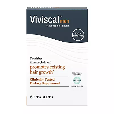 Viviscal Men's Hair Growth Supplements For Thicker Fuller Hair White  • $50.30