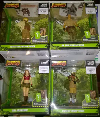 Jumanji The Next Level -Set Of 4 Figures- McFarlane Movie Maniacs • $95