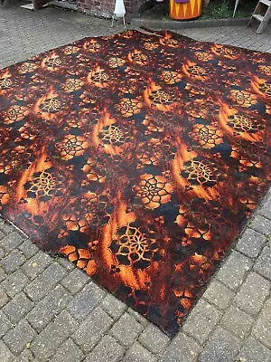 £199.99 • Buy Vintage Retro 1960s 70s Large Floor Carpet Rug Midcentury Orange TV  Prop