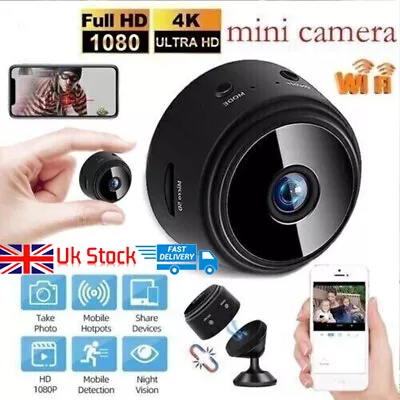 1080P HD IR Wireless WiFi CCTV Indoor &Outdoor MINI IP Camera CAM Home Security • £7.49