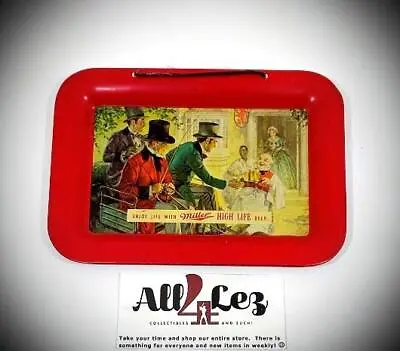 Vintage Miller High Life Beer Tip Change Check Tray ~ Euc • $13.99