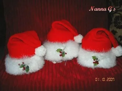 £3.50 • Buy  Santa Hat  Toilet Roll Cover. (Knitting Instructions) Great Seller Xmas Fairs. 