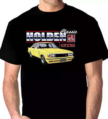 Holden  Hz  Gts  Sedan  Monaro Quality Black Tshirt ( 7 Car Colours)  Big Fit  • $38
