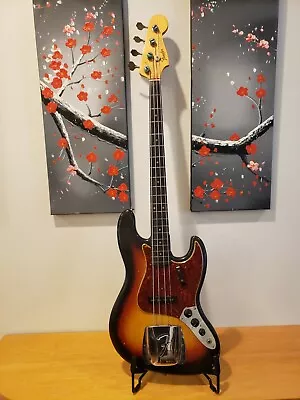 Vintage Pre CBS 1964 Fender Jazz Bass Sunburst • $1