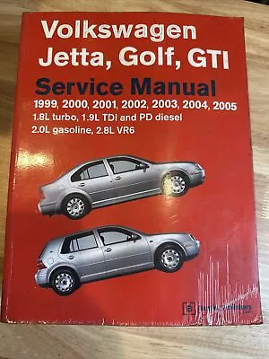 Volkswagen Jetta Golf GTI Service Manual : 1. 8L Turbo 1. 9L TDI And PD... • $99