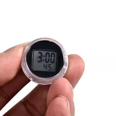 1x Mini Waterproof Car Motorcycles Bike Sticky Digital Display Clock Watch Decor • $4.20