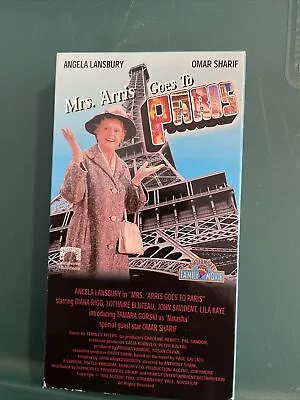 Mrs Arris Goes To Paris VHS Angela Lansbury Omar Sharif 125 • $10.99