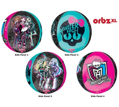 ORBZ 4-sided MONSTER HIGH School Teenager Birthday Party Balloon • $6.50
