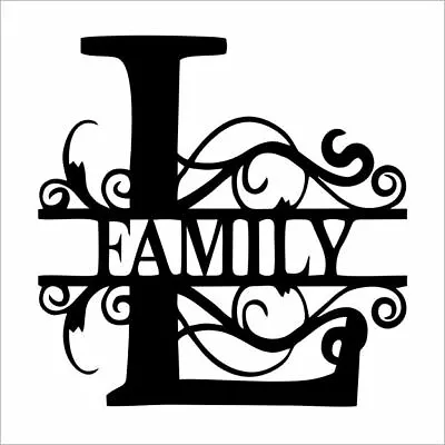 Personalized Last Name LETTER Wood Initial Family Monogram 10.8  Longest Side • $27.99