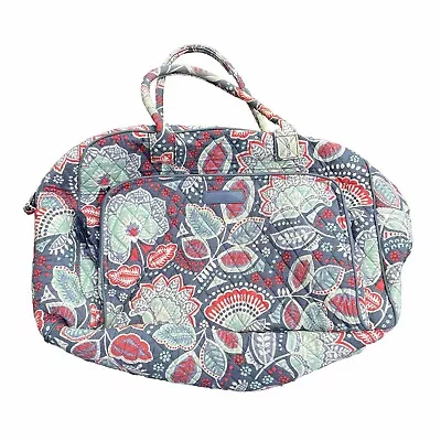 Vera Bradley Large Weekender Travel Bag Duffle Nomadic Floral Quilted • $35