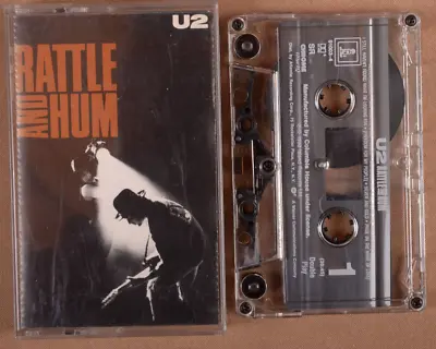 U2 Rattle And Hum Cassette Tape 1988 Island Records Angel Of Harlem • $4.95