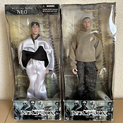 Two The Matrix Movie Real World Neo Character 12  Action Figure - Keanu Reeves • $20