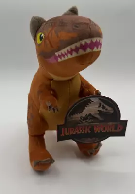 Jurassic Park World Plush Movie Dinosaurs Brown Raptor 8” • $10.99