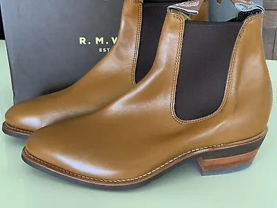 NEW RM Williams Light Tan Yearling Mens Leather Boots Dress Work Shoes US11 • $499