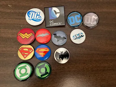 Dc Comics Pins Buttons (sdcc Wondercon Wonder Woman Superman Batman Jla) • $15