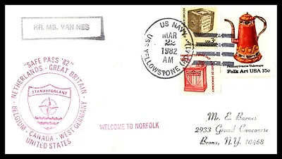 Naval Cover USS Yellowstone AD-41 1982 • $4.75