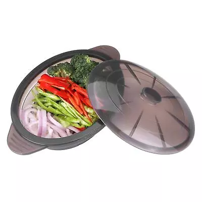 Microwave Steamer Cooker Collapsible Bowl-Silicone Steamer Cookware With Hand... • $39.85