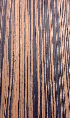 Macassar Ebony # 603 Composite Recon Wood Veneer 16  X 18  On Paper Backer 1/40  • $35