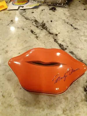 AVON Women's Marilyn Monroe Watch In Lips Shaped Red Tin Box • $17