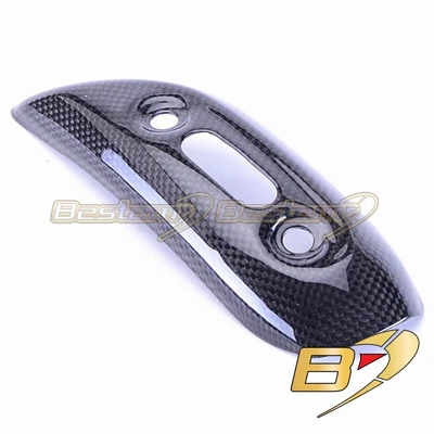 $49.85 • Buy Ducati Monster 696 796 1100 100% Carbon Fiber Exhaust Heat Shield Cover Guard 